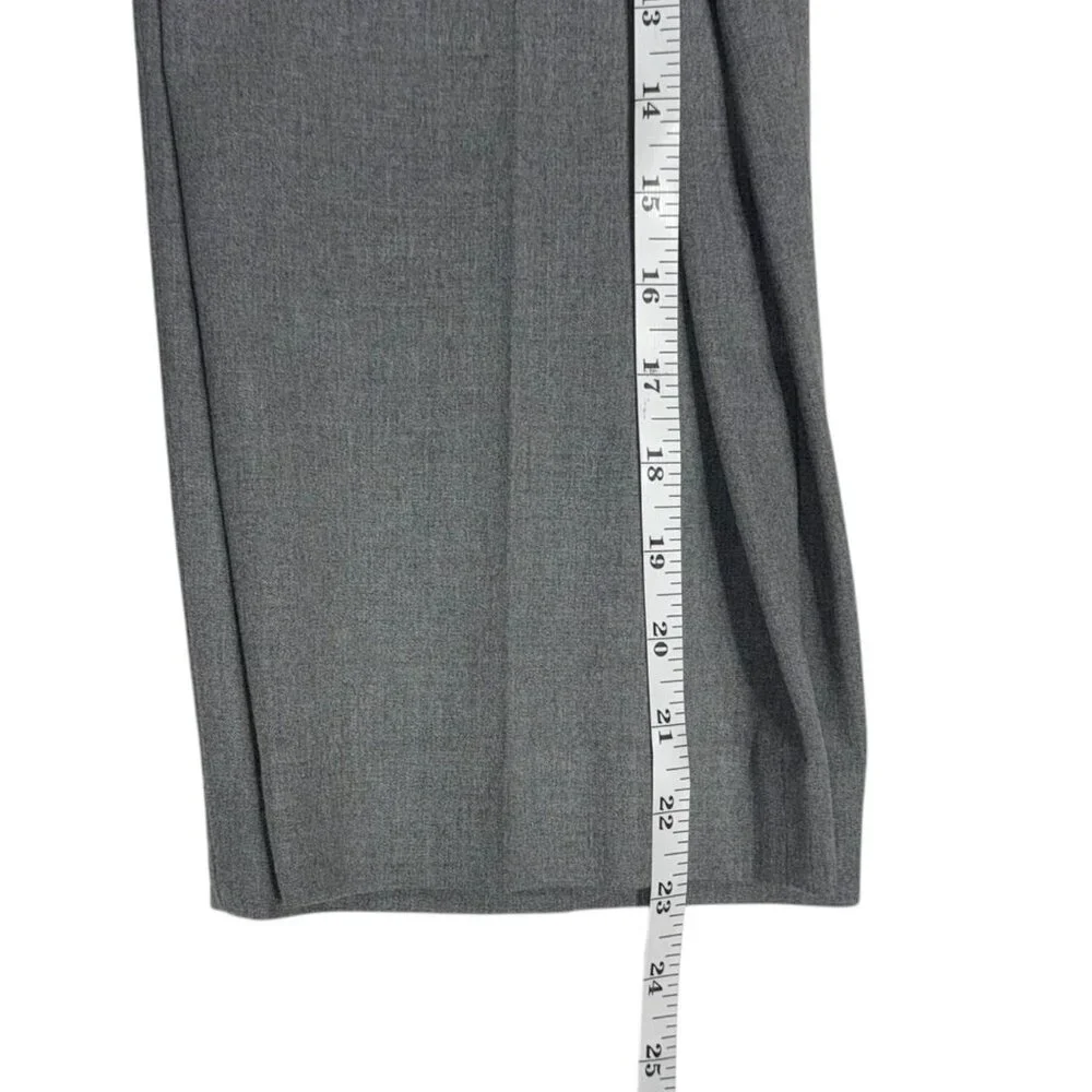 Talbots Heritage Fit Cropped Trousers Gray Size 12 - Picture 7 of 9